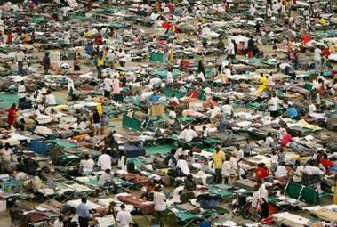 Houston Astrodome Katrina Shelter Brainsturbator