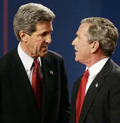 Bush and Kerry, Skull and Bones Brothers
