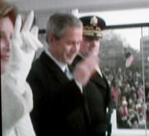 Bush Family Satanist Devil Salute Brainsturbator